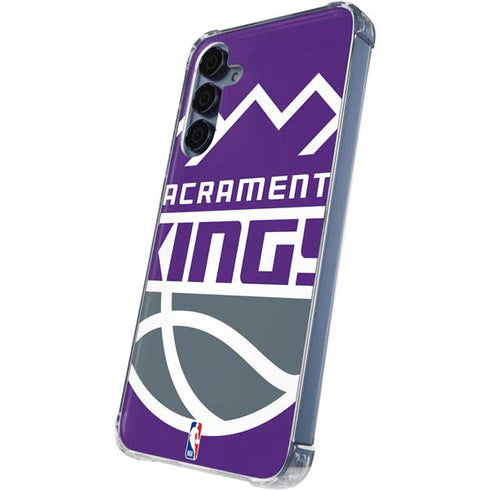 NBA Sacramento Kings Large Logo Galaxy A35 5G Clear Case